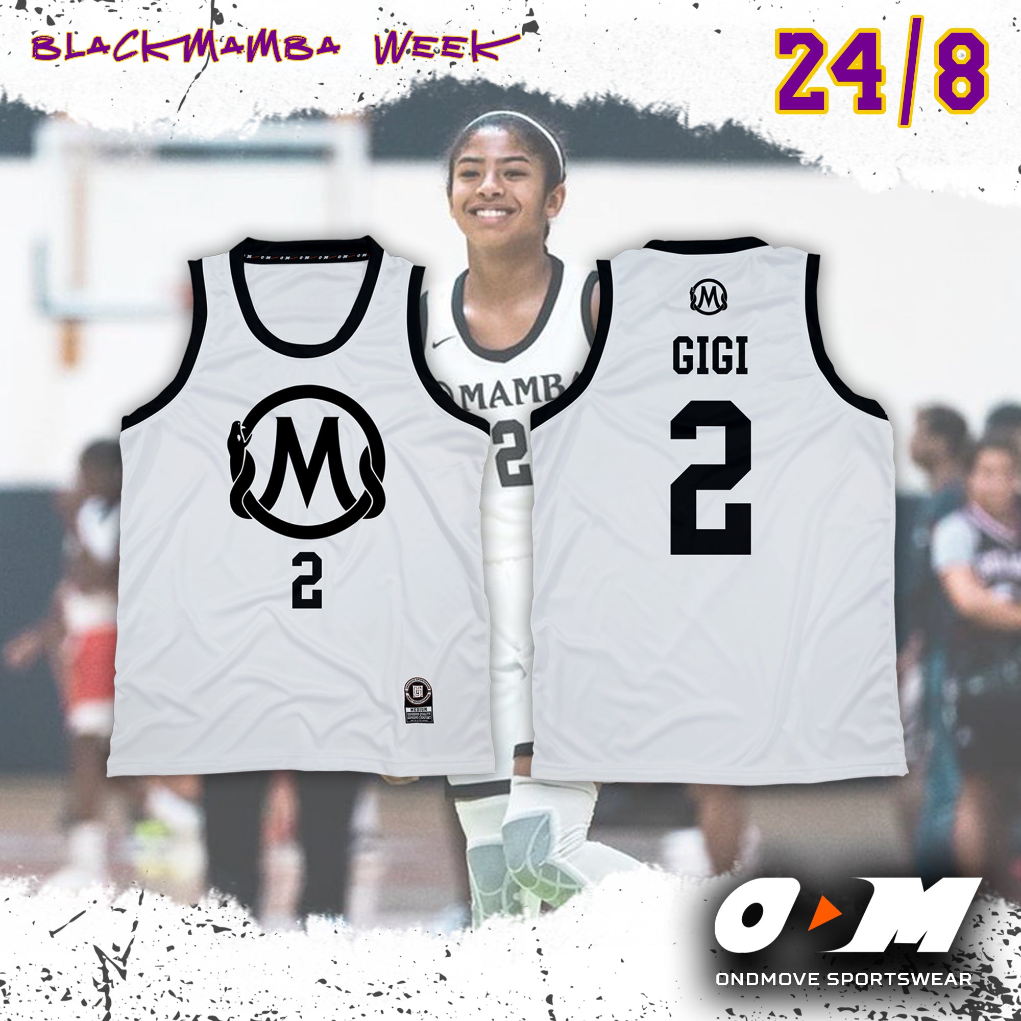 Gigi Bryant Mambacita Nike Basketball Jersey Unique T-Shirt - Binteez