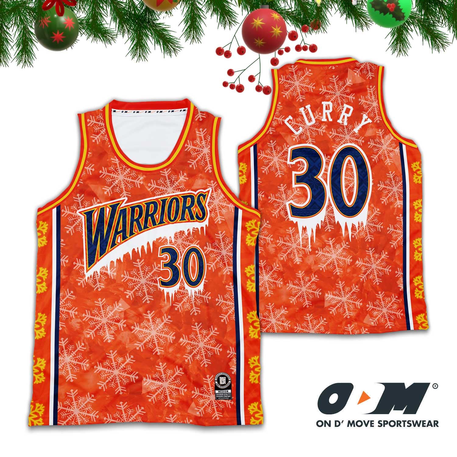Golden State Warriors ODM Concept Christmas Jersey