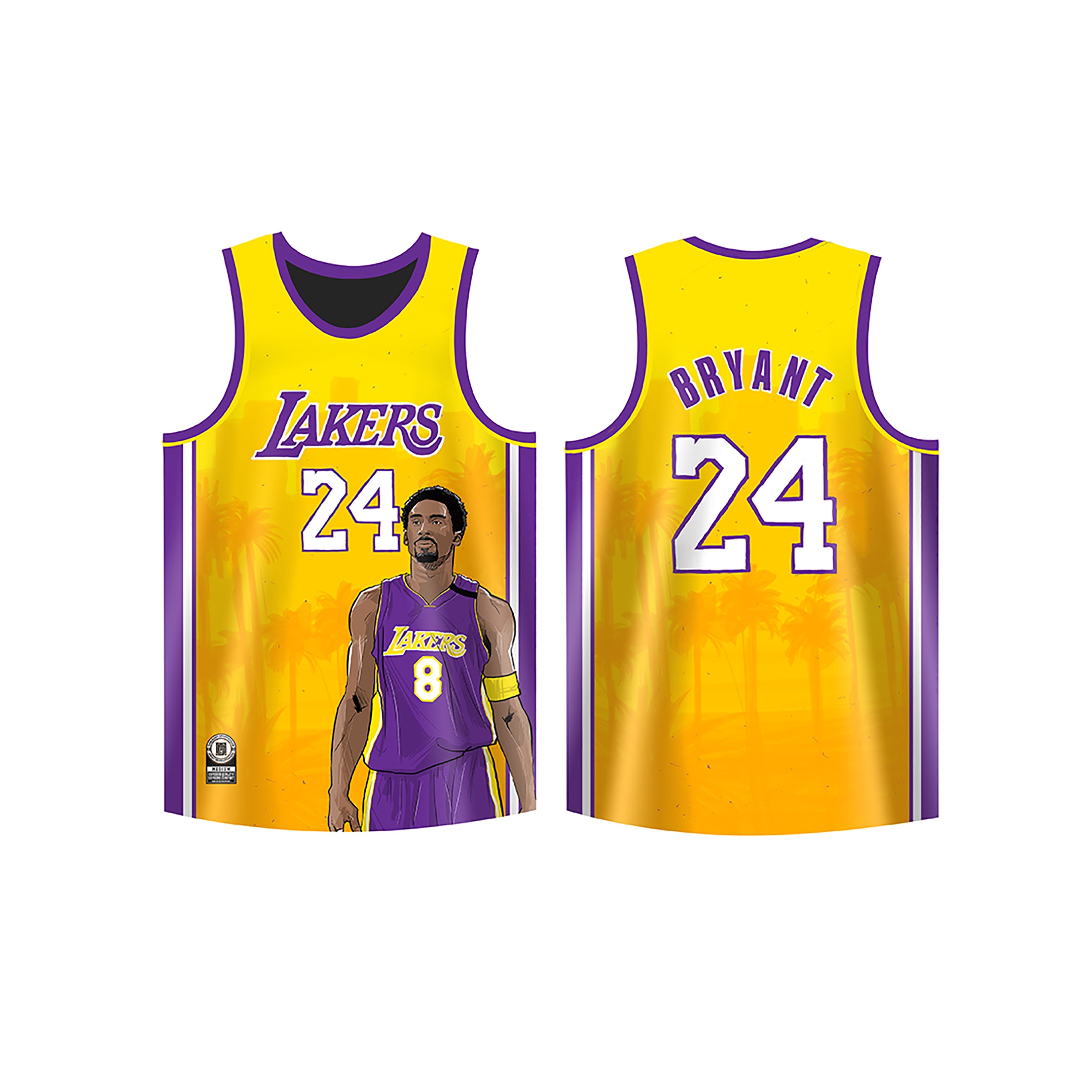 Kobe Bryant Lakers Freehand Jersey