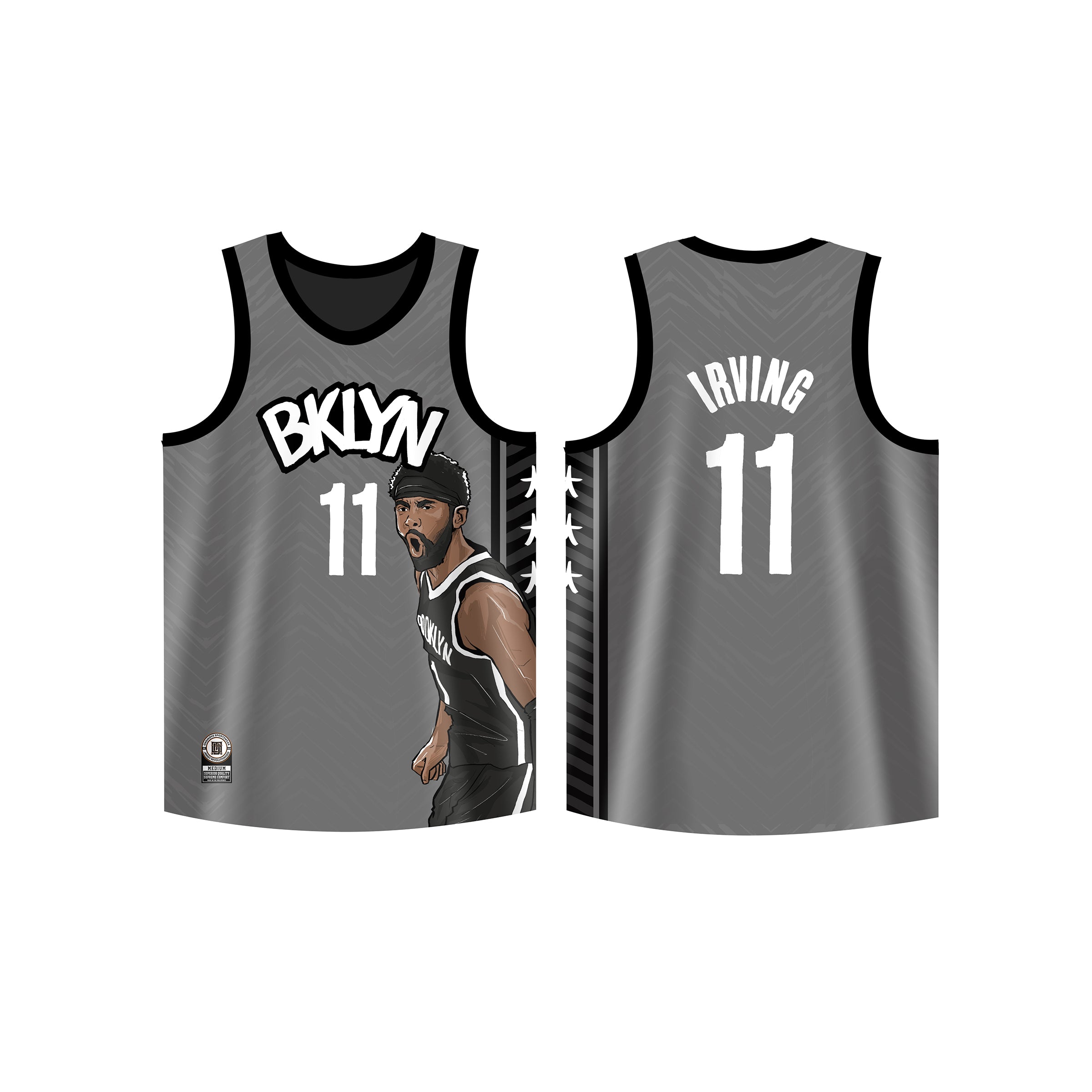 Kyrie Irving Brooklyn Freehand Jersey