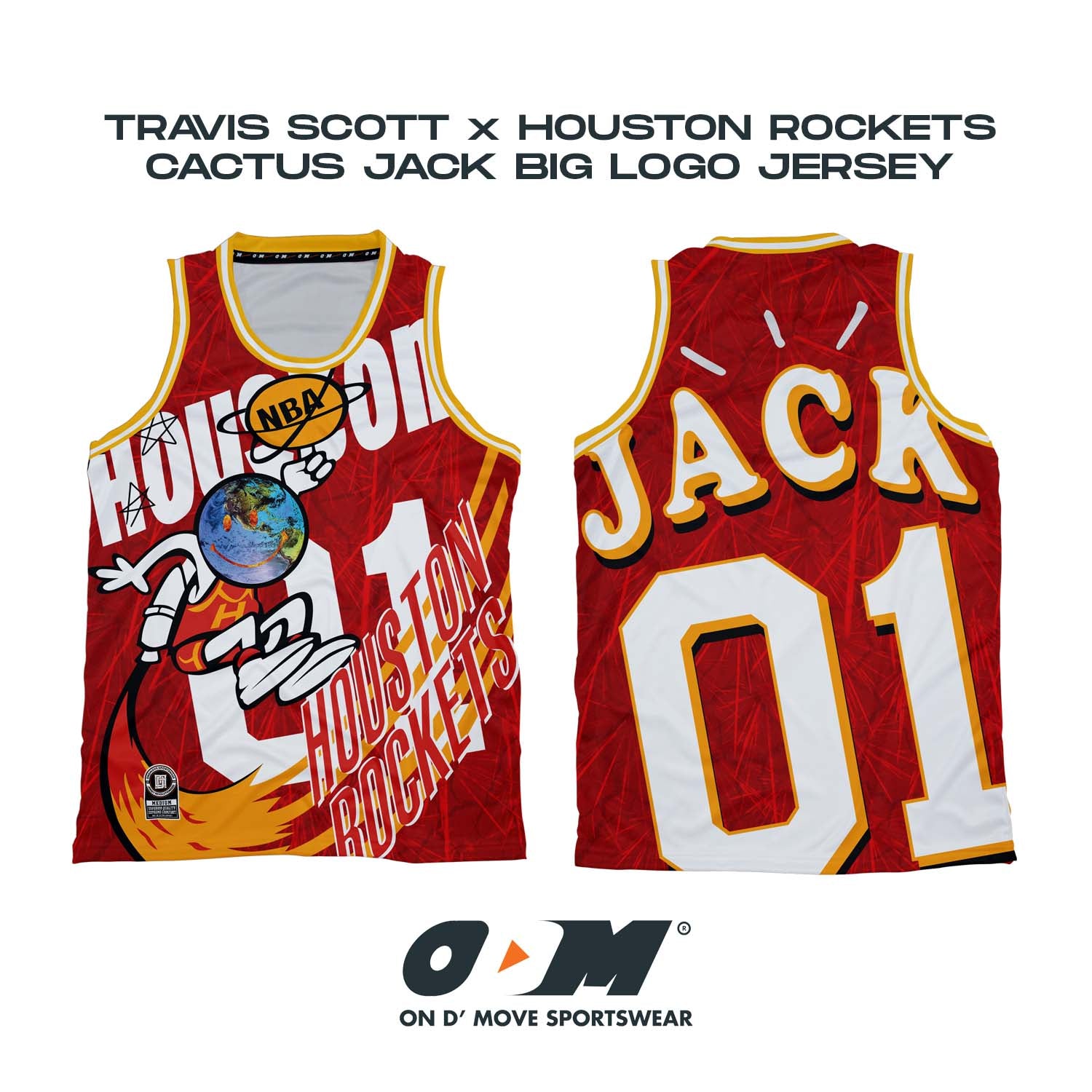 Travis Scott x Houston Rockets Jersey