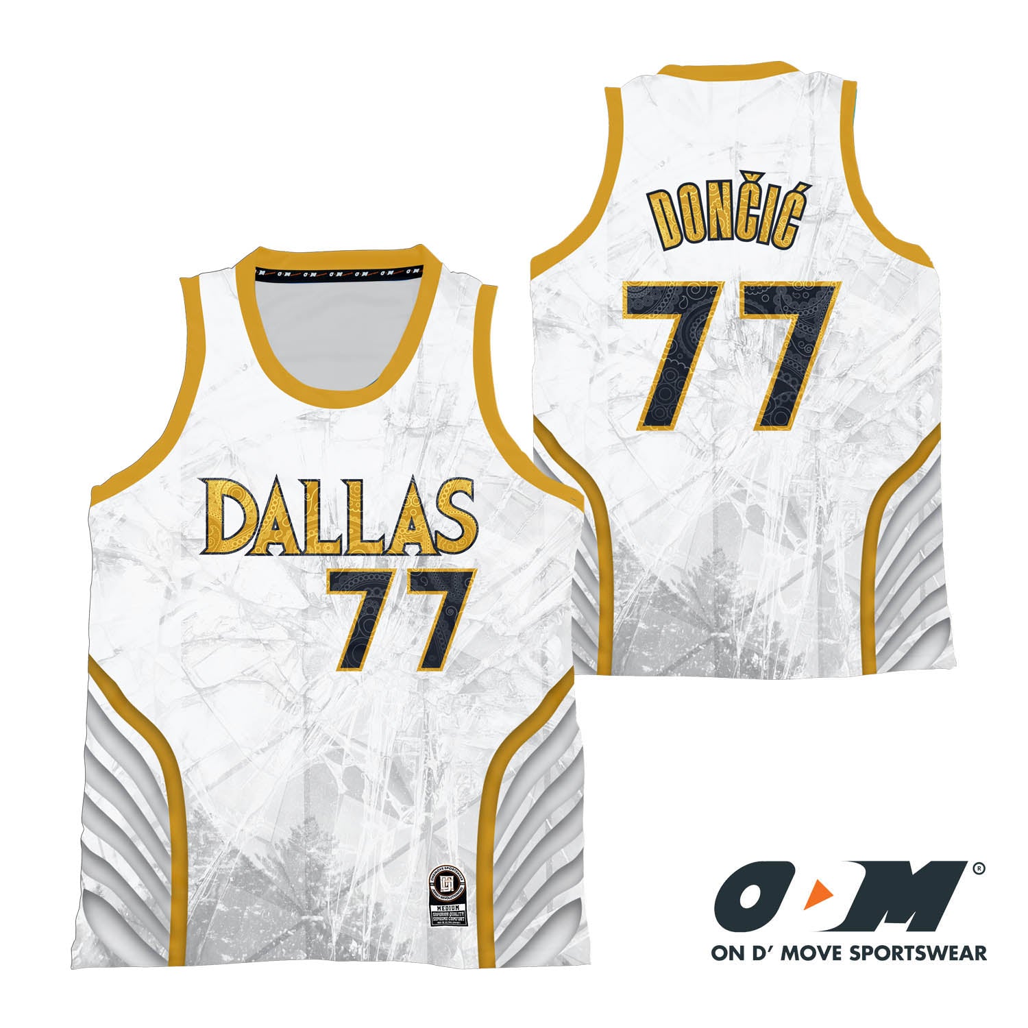 Luka Doncic Dallas Mavericks 2021 City Edition NBA Jersey