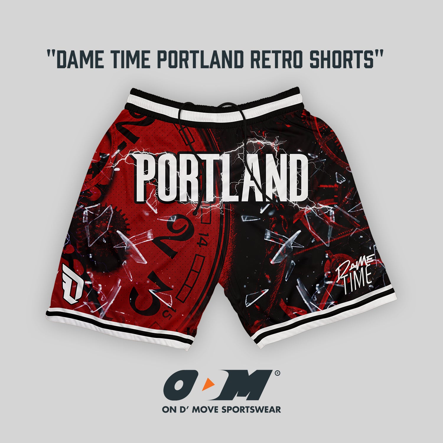 Dame Time Portland Retro Shorts