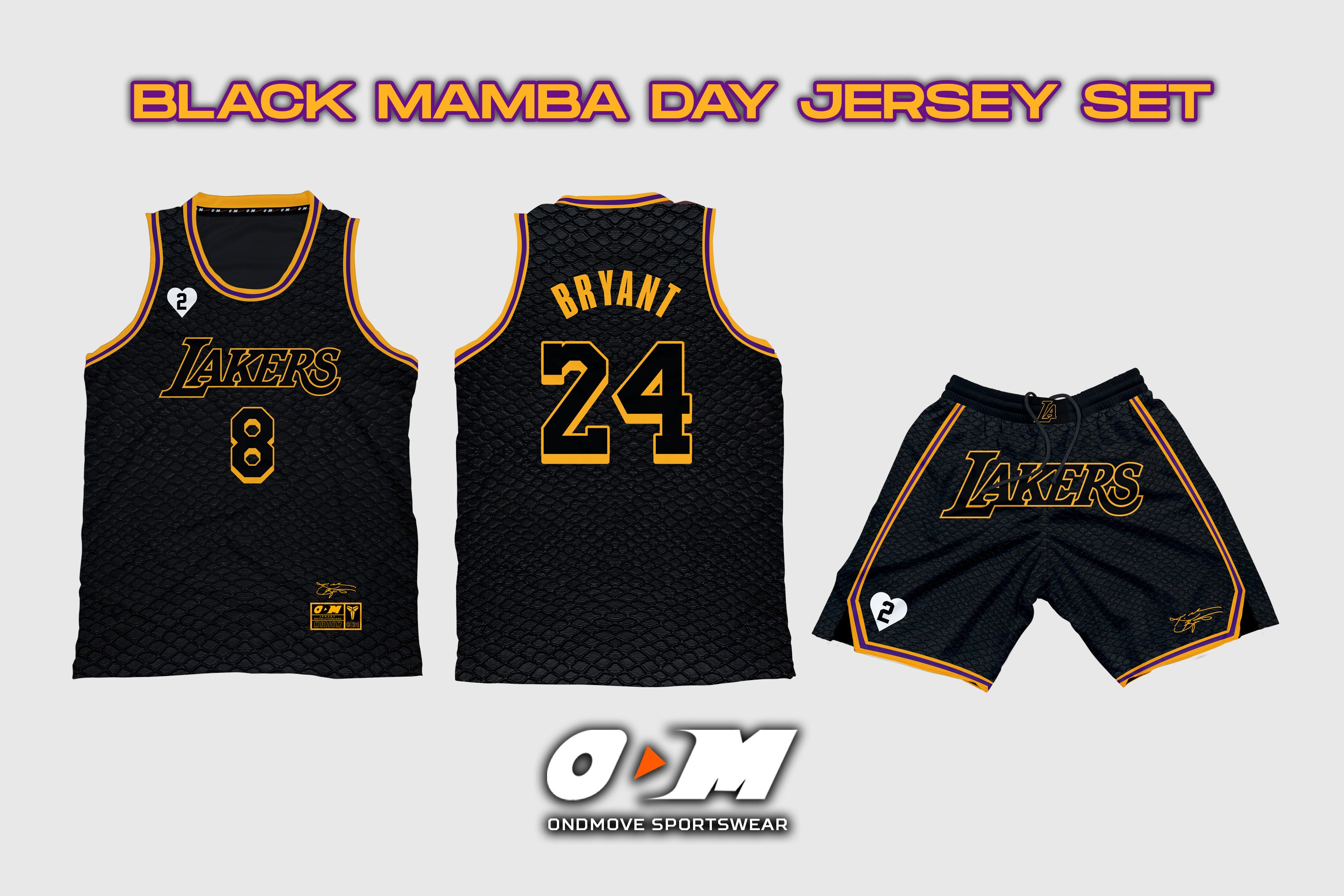 Black Mamba Day Jersey Set