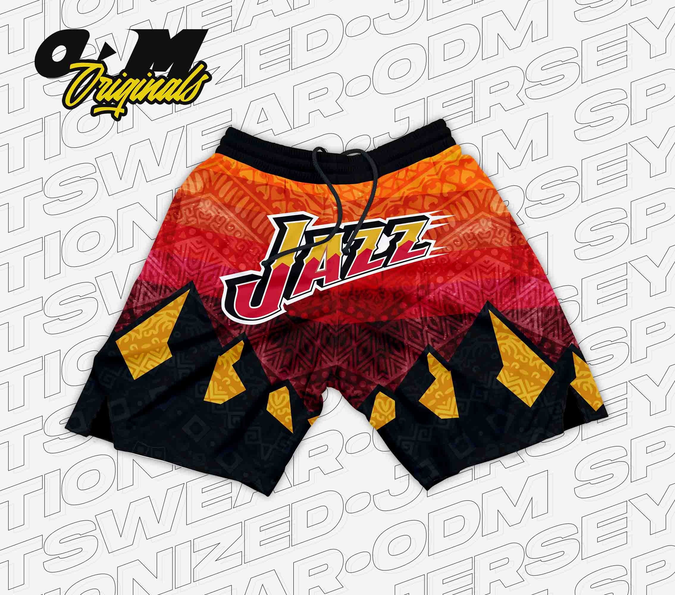 UTAH JAZZ x ODM Concept Retro Shorts